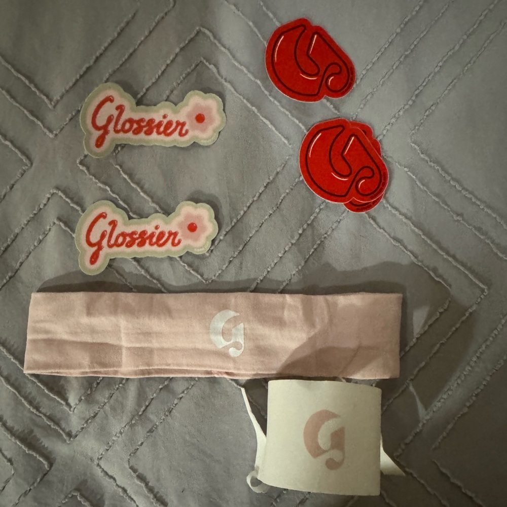 Rare Glossier headband and more